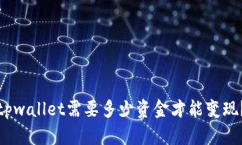 tpwallet需要多少资金才能变现？