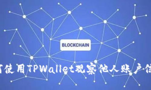 如何使用TPWallet观察他人账户信息？