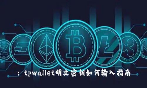: tpwallet明文密钥如何输入指南